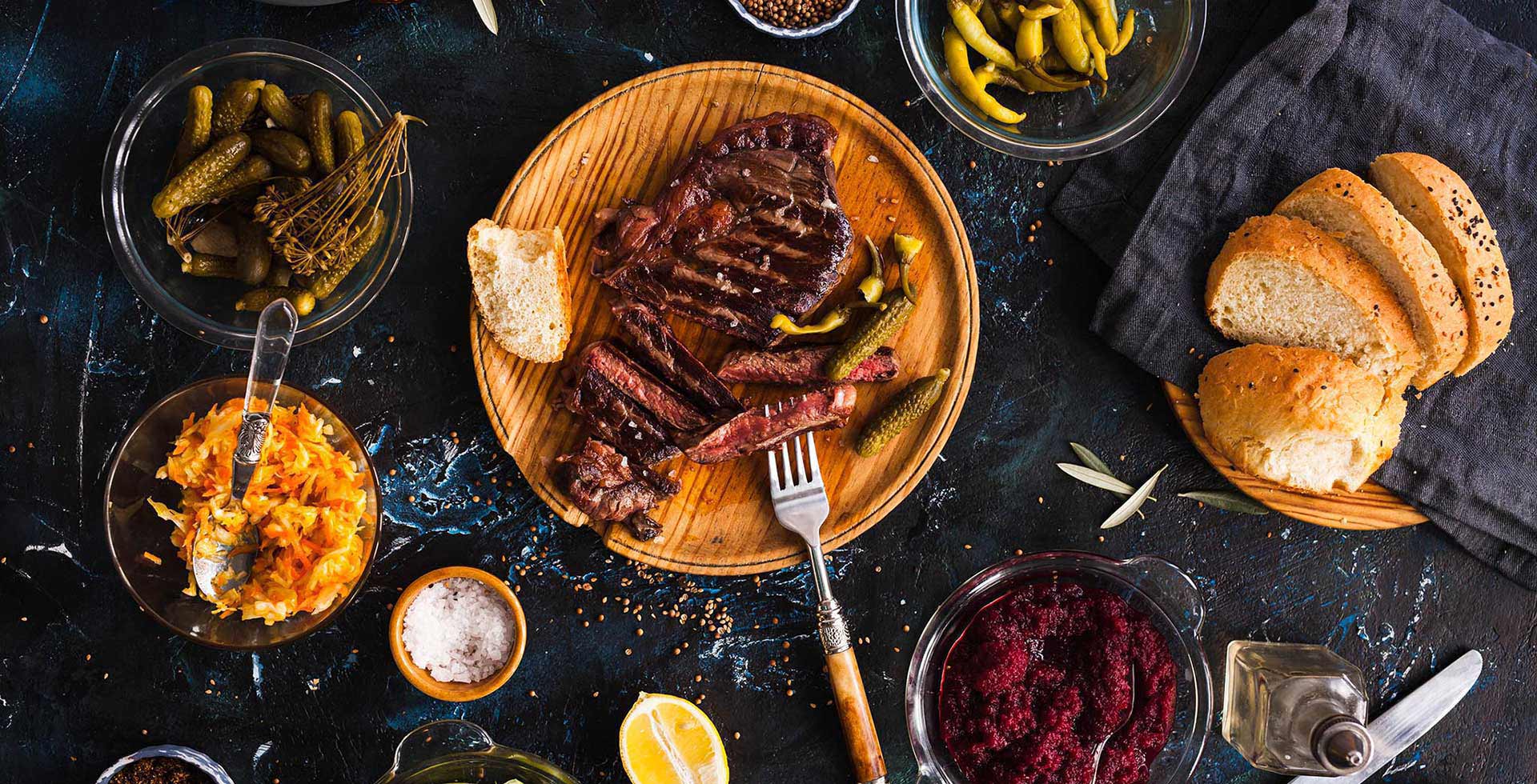 Persian food collage